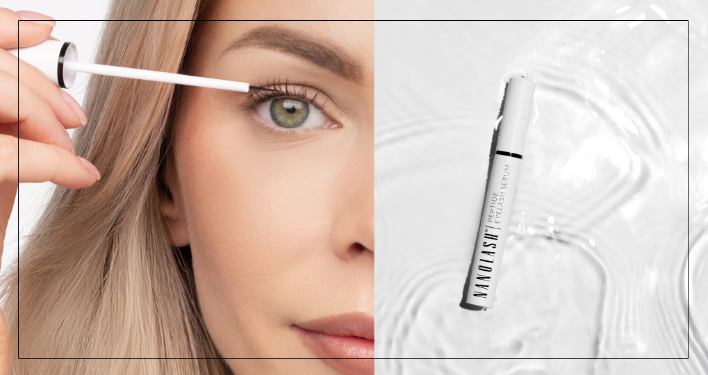 eyelash serum nanolash with peptides