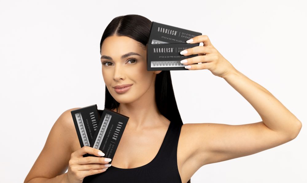 nanolash pre glued lashes clusters